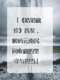 《皓珺藏珍》首发，解码云南民间收藏的坚守与担当