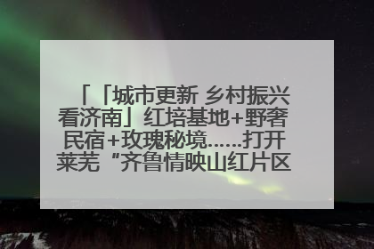 「城市更新 乡村振兴看济南」红培基地+野奢民宿+玫瑰秘境……打开莱芜“齐鲁情映山红片区”的破圈秘籍