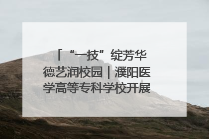 “一技”绽芳华 德艺润校园｜濮阳医学高等专科学校开展丰富多彩的职业教育活动周主题活动