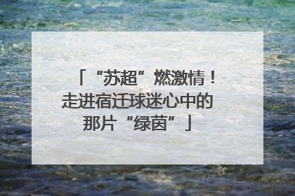 “苏超”燃激情！走进宿迁球迷心中的那片“绿茵”