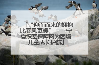 “迎面而来的拥抱比春风更暖”——宁夏织密保障网为困境儿童成长护航