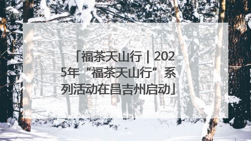 福茶天山行｜2025年“福茶天山行”系列活动在昌吉州启动