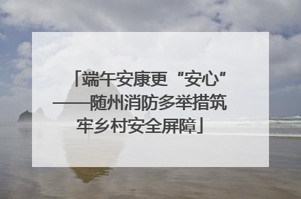 端午安康更“安心”——随州消防多举措筑牢乡村安全屏障