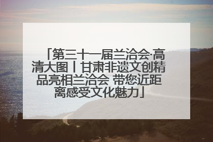 第三十一届兰洽会·高清大图丨甘肃非遗文创精品亮相兰洽会 带您近距离感受文化魅力
