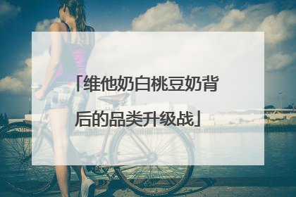 维他奶白桃豆奶背后的品类升级战