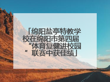 绵阳盐亭特教学校在绵阳市第四届“体育复健进校园”联赛中获佳绩