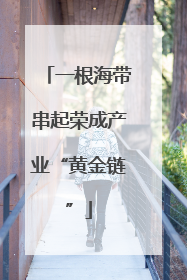 一根海带串起荣成产业“黄金链”