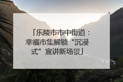 乐陵市市中街道：幸福市集解锁“沉浸式”宣讲新场景