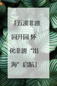 五溪非遗园开园 怀化非遗“出海”启航