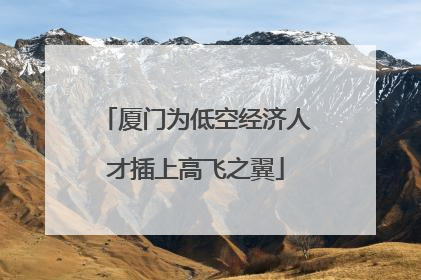 厦门为低空经济人才插上高飞之翼