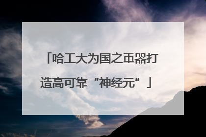 哈工大为国之重器打造高可靠“神经元”