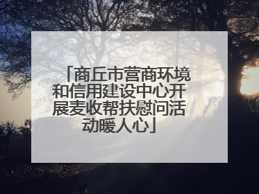 商丘市营商环境和信用建设中心开展麦收帮扶慰问活动暖人心