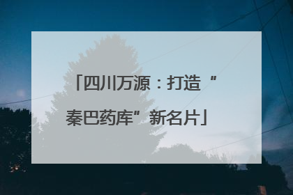 四川万源：打造“秦巴药库”新名片