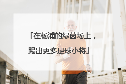 在杨浦的绿茵场上，踢出更多足球小将