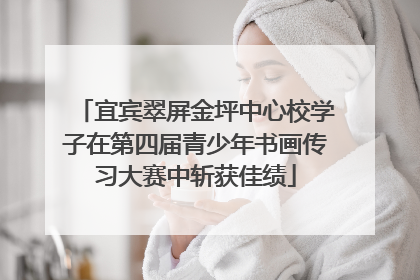 宜宾翠屏金坪中心校学子在第四届青少年书画传习大赛中斩获佳绩