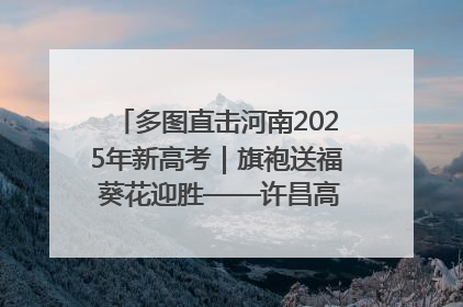 多图直击河南2025年新高考｜旗袍送福 葵花迎胜——许昌高考首日拉开帷幕