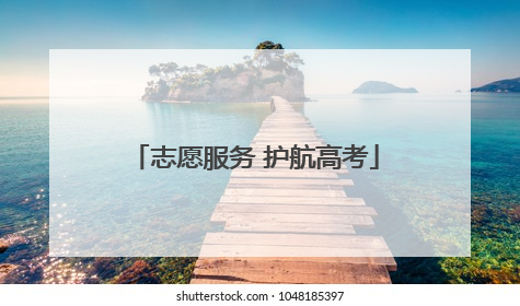 志愿服务 护航高考