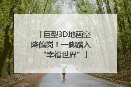 巨型3D地画空降鹤岗！一脚踏入“幸福世界”