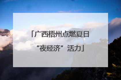 广西梧州点燃夏日“夜经济”活力