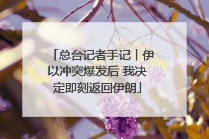 总台记者手记丨伊以冲突爆发后 我决定即刻返回伊朗