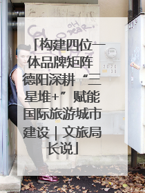 构建四位一体品牌矩阵 德阳深耕“三星堆+”赋能国际旅游城市建设｜文旅局长说