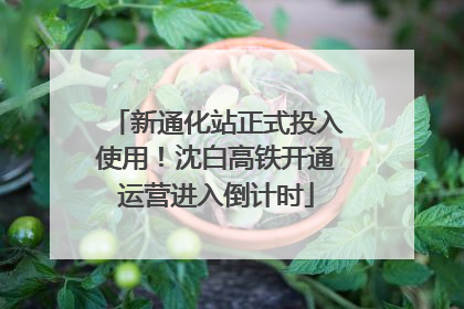 新通化站正式投入使用！沈白高铁开通运营进入倒计时