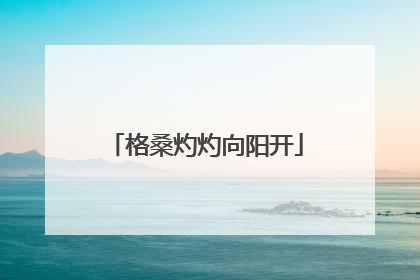 格桑灼灼向阳开