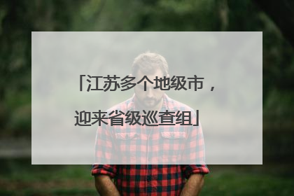 江苏多个地级市，迎来省级巡查组