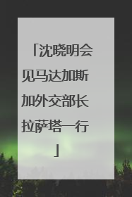 沈晓明会见马达加斯加外交部长拉萨塔一行