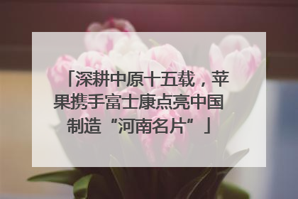 深耕中原十五载，苹果携手富士康点亮中国制造“河南名片”