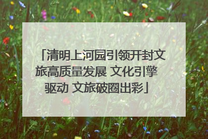 清明上河园引领开封文旅高质量发展 文化引擎驱动 文旅破圈出彩