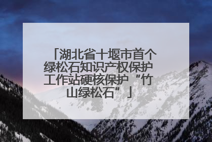 湖北省十堰市首个绿松石知识产权保护工作站硬核保护“竹山绿松石”
