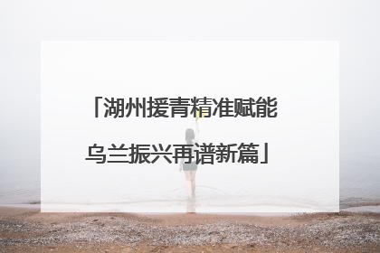 湖州援青精准赋能 乌兰振兴再谱新篇