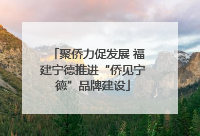聚侨力促发展 福建宁德推进“侨见宁德”品牌建设