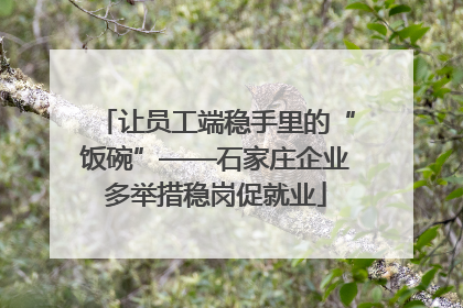 让员工端稳手里的“饭碗”——石家庄企业多举措稳岗促就业