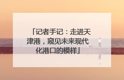 记者手记：走进天津港，窥见未来现代化港口的模样