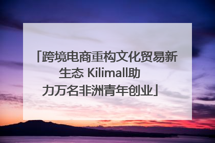 跨境电商重构文化贸易新生态 Kilimall助力万名非洲青年创业