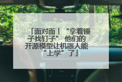 面对面丨“拿着锤子找钉子” 他们的开源模型让机器人能“上学”了