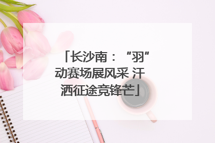 长沙南：“羽”动赛场展风采 汗洒征途竞锋芒