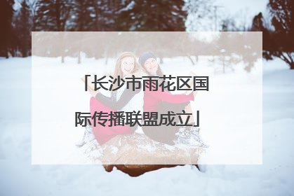 长沙市雨花区国际传播联盟成立