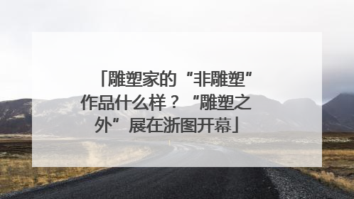 雕塑家的“非雕塑”作品什么样？“雕塑之外”展在浙图开幕