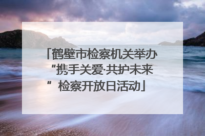 鹤壁市检察机关举办“携手关爱·共护未来”检察开放日活动