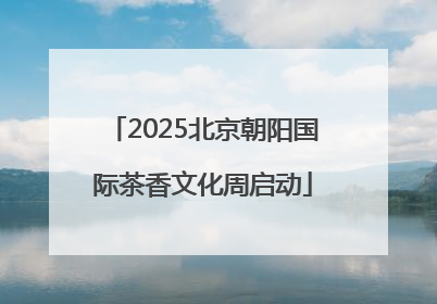 2025北京朝阳国际茶香文化周启动