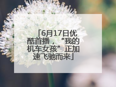 6月17日优酷首播，“我的机车女孩”正加速飞驰而来