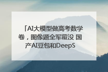 AI大模型做高考数学卷，图像题全军覆没 国产AI豆包和DeepSeek均得分144